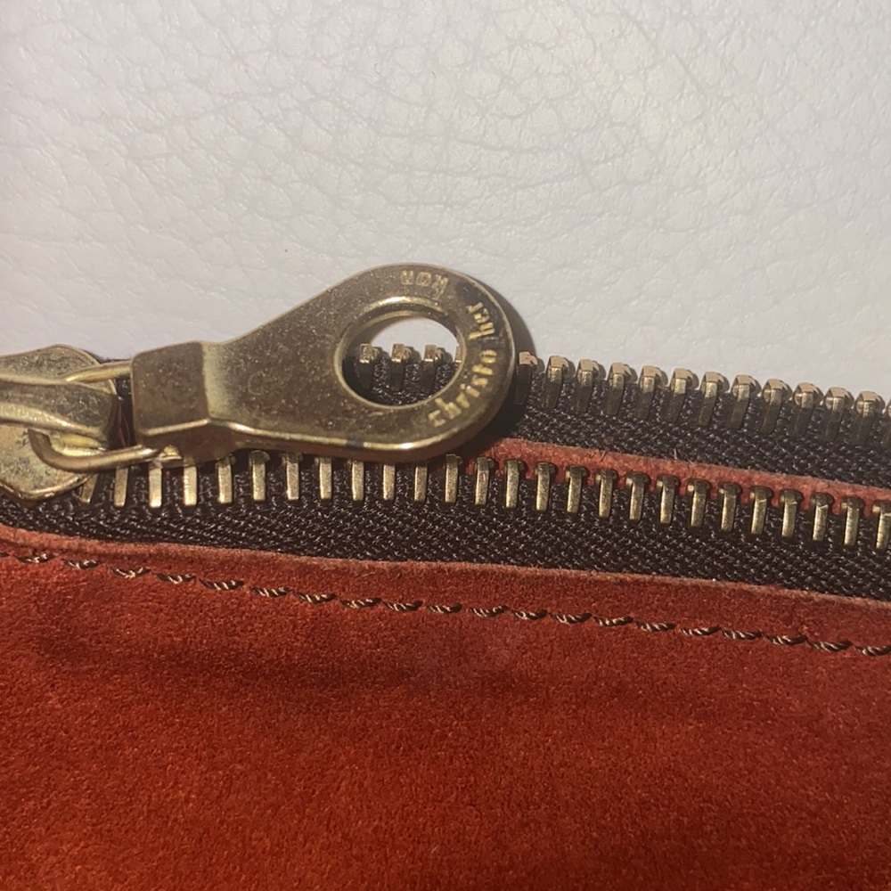 Christopher Kon | Rust suede leather small hobo - Picture 8 of 13